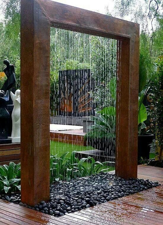 Rain fountain